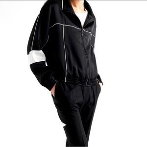 Saint Laurent’s black Teddy bomber jacket